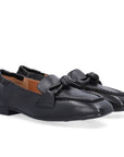 A9419 Black Leather | Memory Foam Loafers