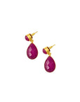 Amara Drop Earrings | Fuschia Pink