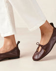 Rosalind Brown | Leather Ballet Flat