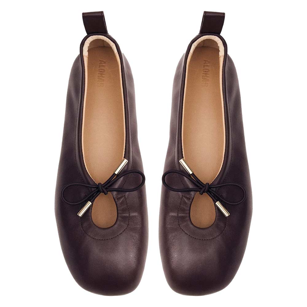 Rosalind Brown | Leather Ballet Flat – The Nowhere Nation
