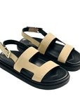 Lorelei Beige | Suede Sandals