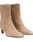 Nash Beige | Suede Ankle Boot