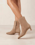 Nash Beige | Suede Ankle Boot