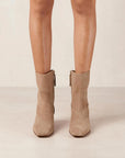 Nash Beige | Suede Ankle Boot