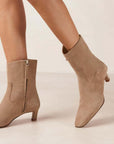 Nash Beige | Suede Ankle Boot