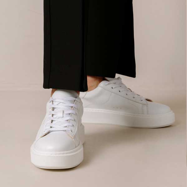 Alohas TB.65 platform Sneakers vegan apple eco-leather in bright white