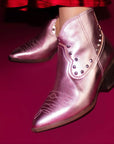 Jessie Pink | Metallic Leather Boot
