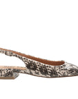 Tesa Snake | Low Heel Slingback