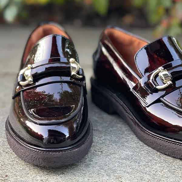 Billi Bi- A13002 -Women's Brown Leather Loafers at The Nowhere Nation