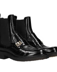 A5057 Black | Leather Ankle Boot