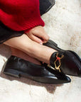 A5512 Black | Leather loafer