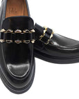 A7011 Black | Leather Loafers