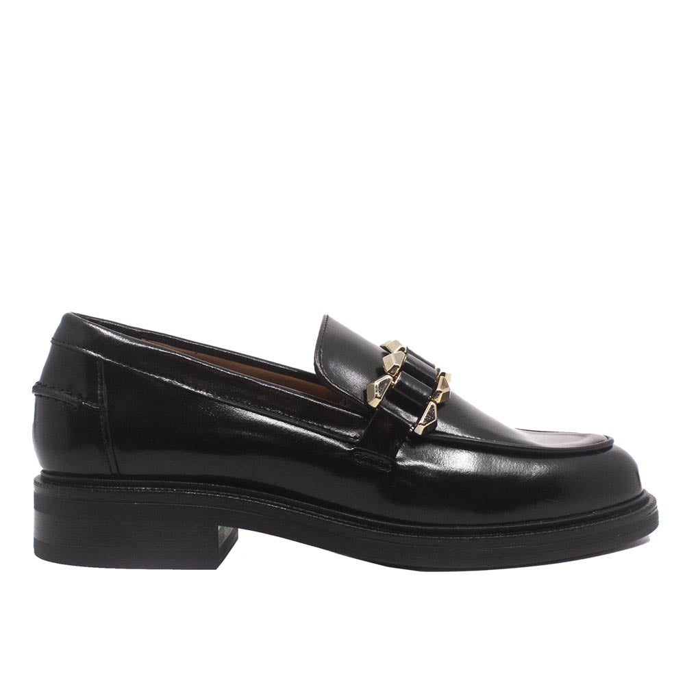A7011 Black | Leather Loafers