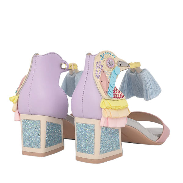 Kay Frosted Blue | Embellished sandal