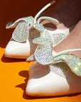 Nelli Coconut Cream | Slingback Flat