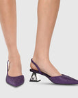 Kat Maconie Anani blackcurrant purple pump