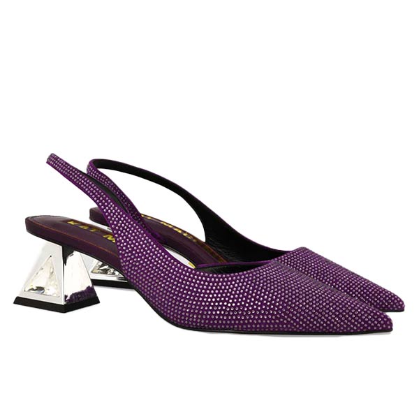 Kat Maconie Anani blackcurrant purple pump