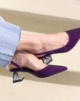 Kat Maconie Anani blackcurrant purple pump