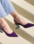 Kat Maconie Anani blackcurrant purple pump