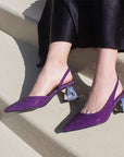 Kat Maconie Anani blackcurrant purple pump