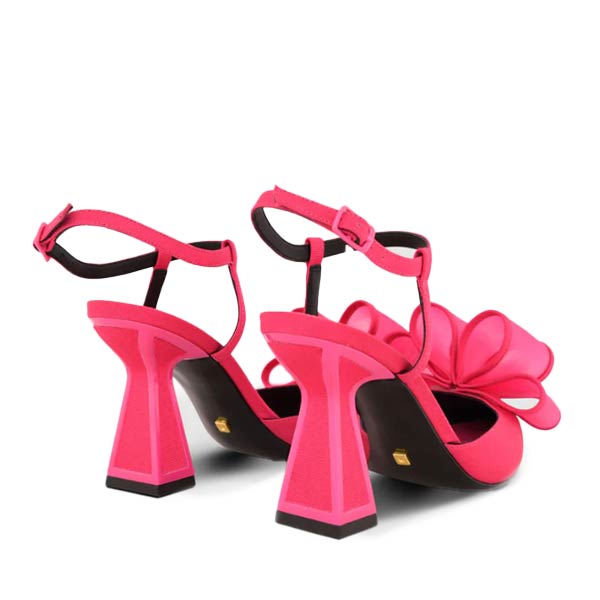 Kat Maconie stormi luminous pink pump AW23