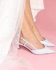 Carmen 55 Powder Blue | Slingback pump