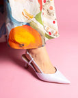 Carmen 55 Powder Blue | Slingback pump