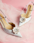 Carmen 55 Powder Blue | Slingback pump