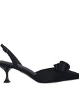 Cynthia Black | Satin Slingback Pump