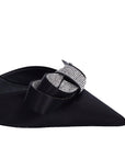 Cynthia Black | Satin Slingback Pump