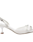 Cynthia White | Satin Slingback Pump