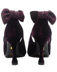 Persan Burgundy | Velvet Pump