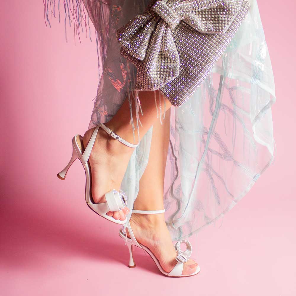 Ruth White | High Heel Leather Sandal