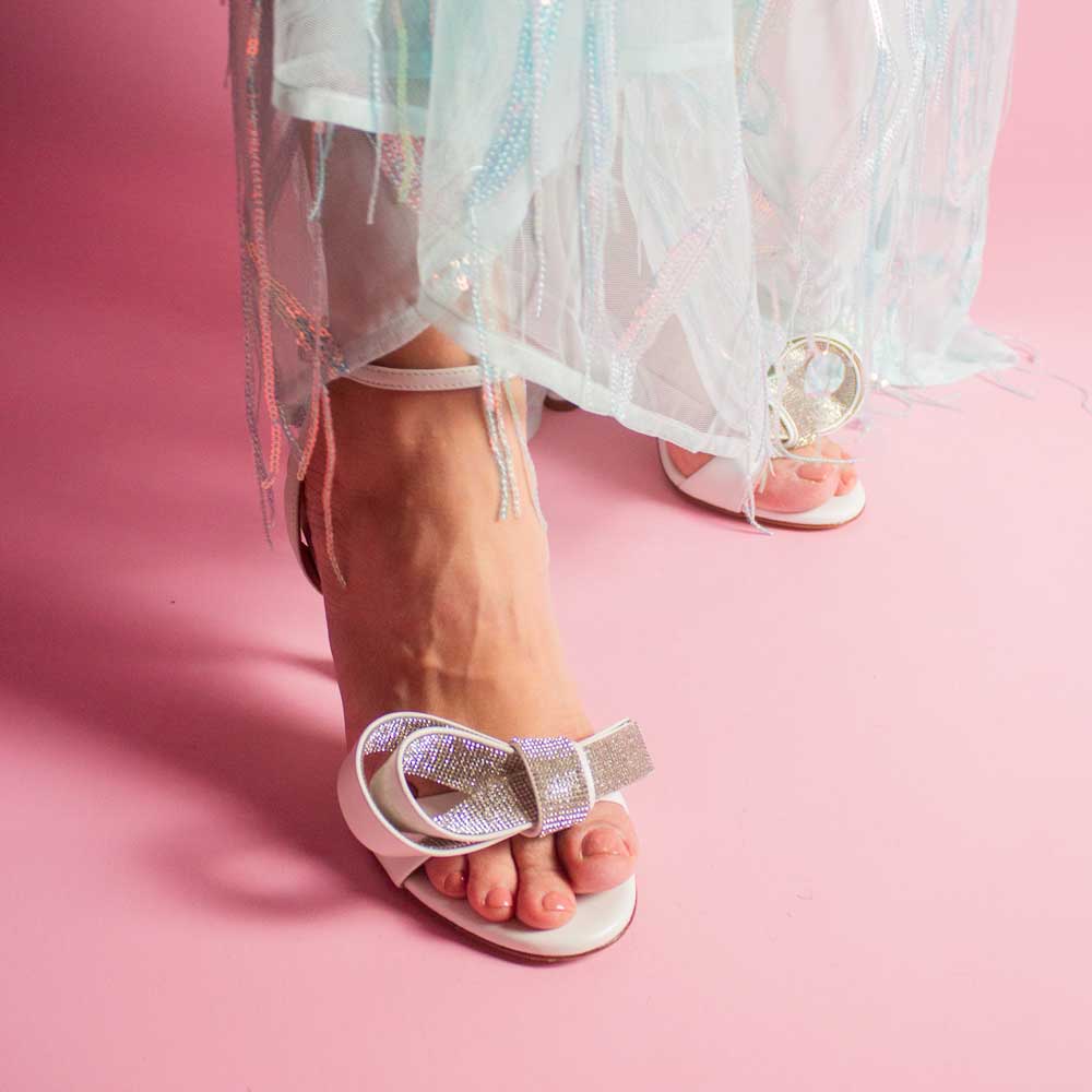 Ruth White | High Heel Leather Sandal
