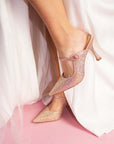 Opera Blush | Crystal Embellished Pump