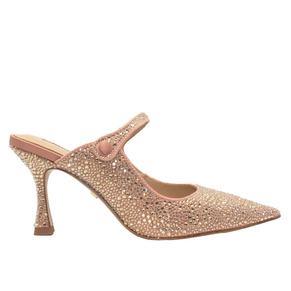 Opera Blush | Crystal Embellished Pump