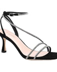 Capri Black | Embellished strappy sandal