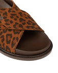 Belinda Leopard | Suede Slide