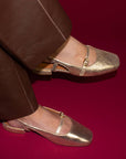 Bertille Gold | Flat Mary-Jane