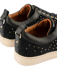Florida Black | Studded Suede Sneaker