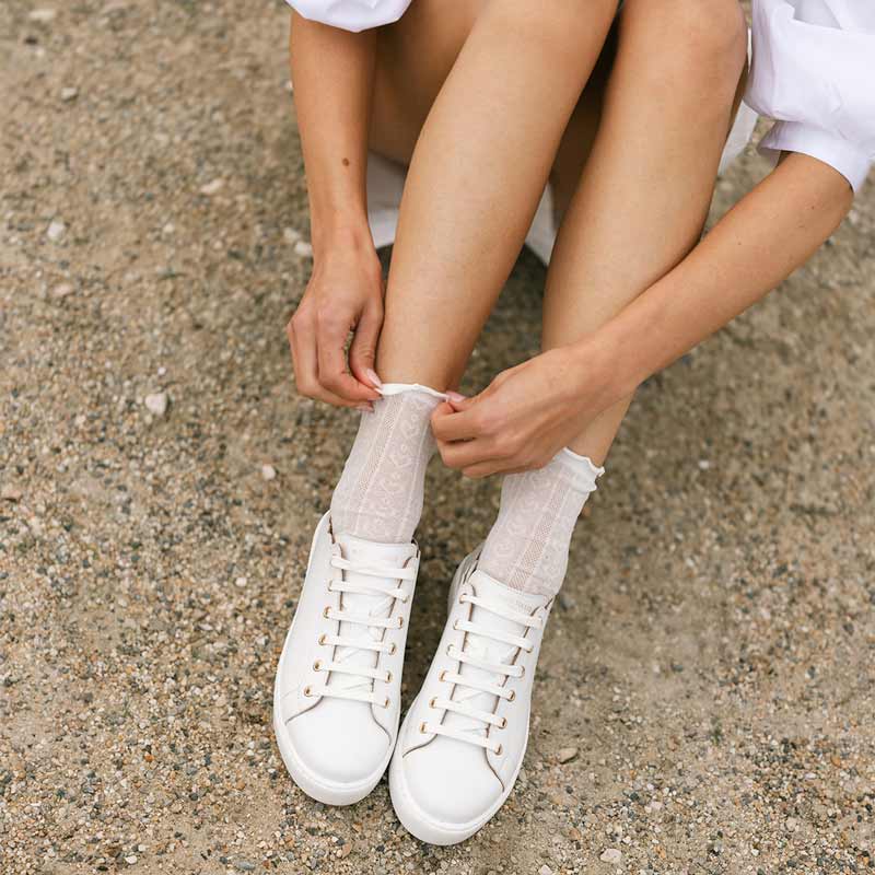 Julie White | Leather Sneaker