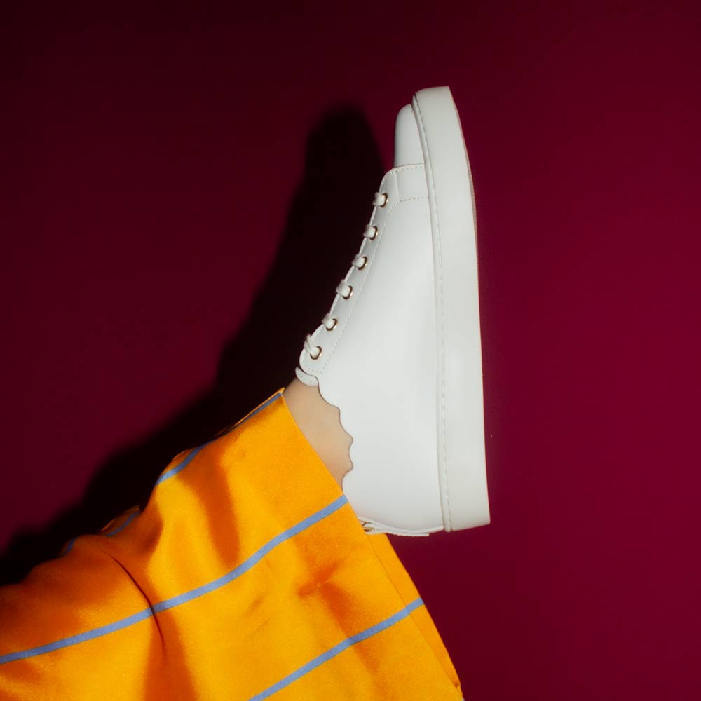 Julie White | Leather Sneaker