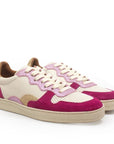 Maison Toufet -Lisa- Women's Pink /multi Leather Sneaker at The Nowhere Nation