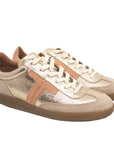 Solveig Rose | Metallic Leather Sneakers