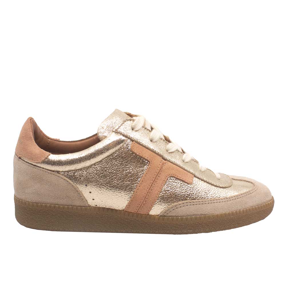 Solveig Rose | Metallic Leather Sneaker