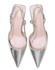 Corto Silver | Mirror Leather Pump
