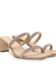 Babs Beige | Embellished Mule