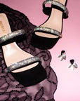 Babs Black | Embellished Mule