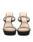 Babs Black | Embellished Mule