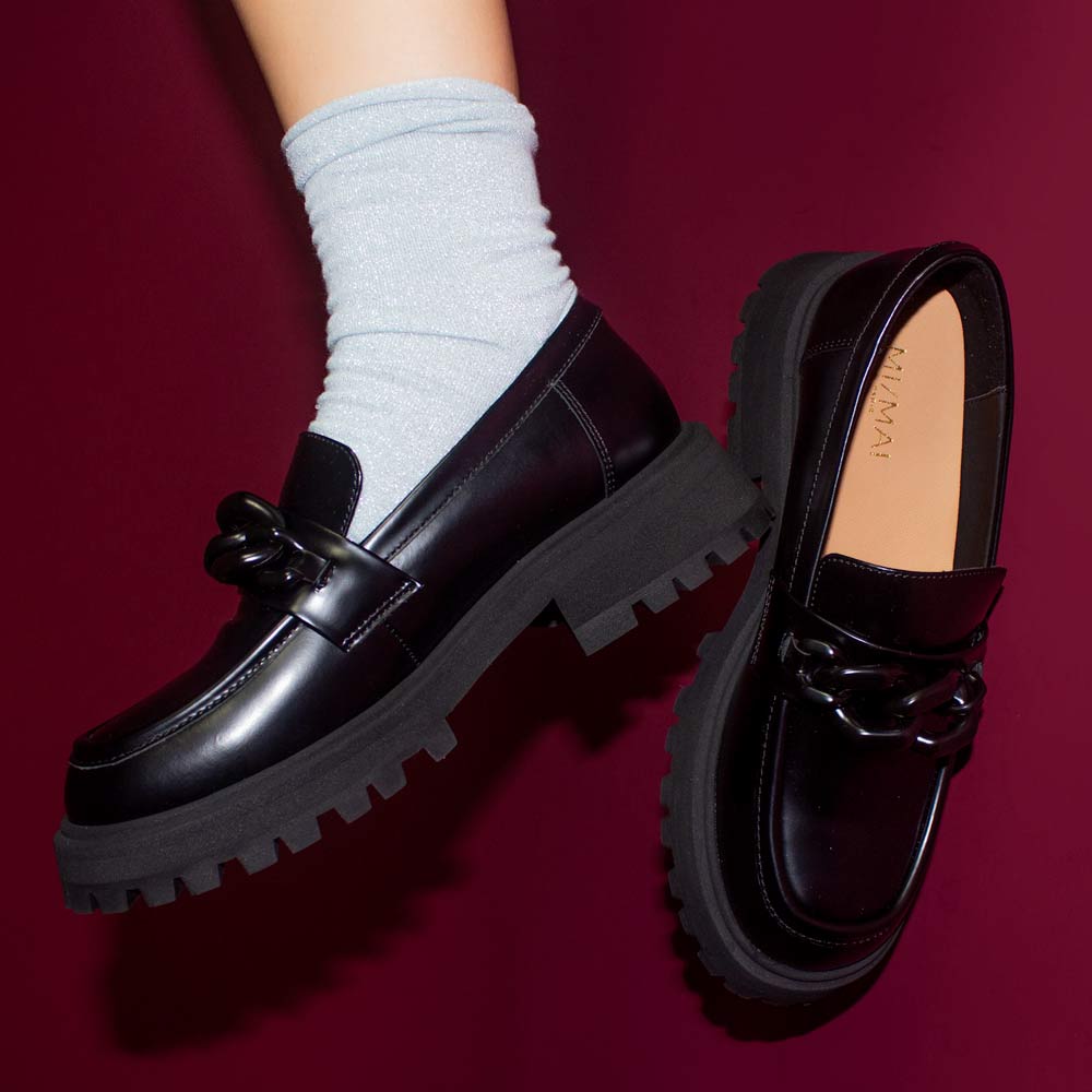 Arto Black | Leather Loafer